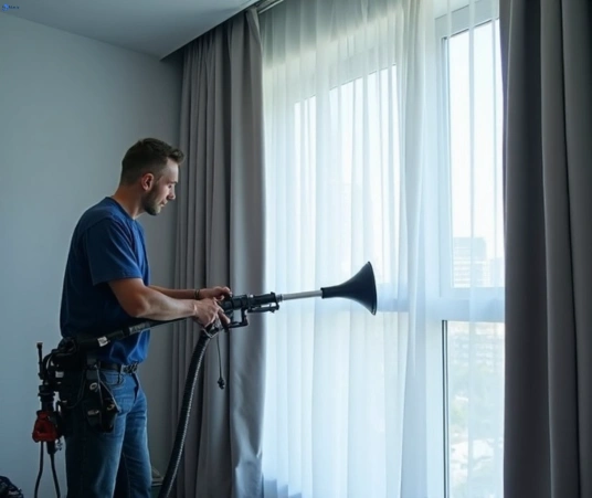 Professional drapes cleaning process tools Matty Curtain Cleaning bexley-north-nsw