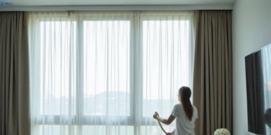 Delicate sheer drape cleaning bexley-north-nsw Matty Curtain Cleaning